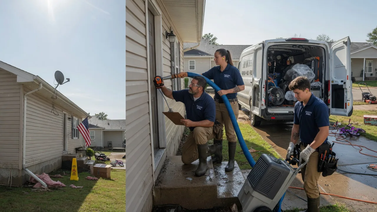 Ceiling Water Damage Restoration in Grace, ID near me